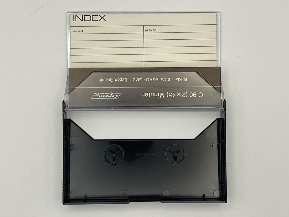 Nippon blank cassette tape C-90 Super LN - Rare Aluminium Reels